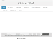 Tablet Screenshot of christinaparos.gr